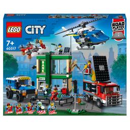 Конструктор LEGO City Поліцейська гонитва в банку, 915 деталей (60317)