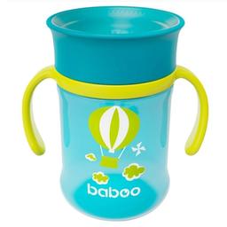 Чашка-непроливайка Baboo Transport 360°, 6+ мес., 300 мл, зеленая (8-135)