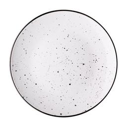 Тарелка обеденная Ardesto Bagheria Bright white, 27 см, белый (AR2926WGC)