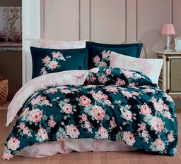 Комплект постельного белья Hobby Exclusive Sateen Adriana, 200х220, сатин, розовый (8698499154537)