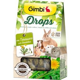 Лакомство Gimbi Drops для грызунов, дропсы с одуванчиком, 50 г