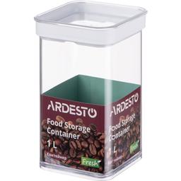 Контейнер для сыпучих продуктов Ardesto Fresh, 1 л, прозрачный (AR4110FT)