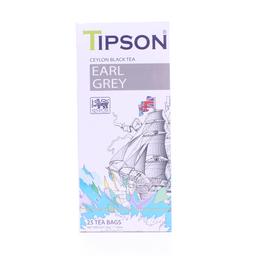 Чай черный Tipson Earl Gray цейлонский байховый, 25 пакетиков (726002)