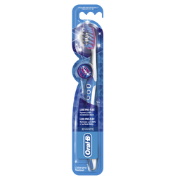 Зубная щетка Oral-B 3D White Luxe Pro-Flex, средняя, синий
