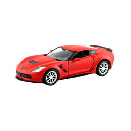 Машинка Uni-fortune Chevrolet Corvette Grand Sport, 1:32, матовый красный (554039М(В))