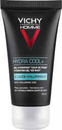 Увлажняющий гель с охлаждающим эффектом Vichy Homme Hydra Cool+, для лица и контура глаз, 50 мл