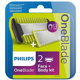 Сменные лезвия Philips OneBlade Face + Body, 2 шт. (QP620/50)