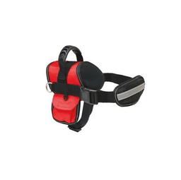 Шлея Croci Hiking с карманом и поводком, 73-100 см, красный (C5079660)