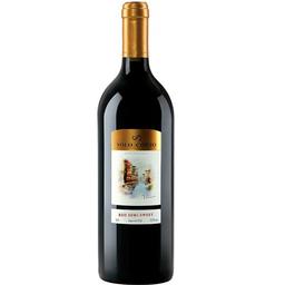 Вино Solo Corso Rosso, червоне, напівсолодке, 11,5%, 1,5 л