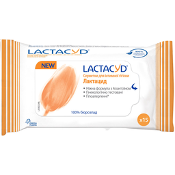 Серветки для інтимної гігієни Lactacyd, 15 шт.