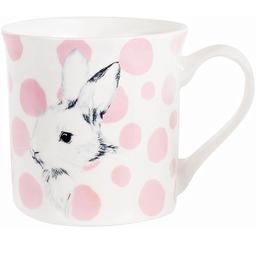 Чашка Lefard Pretty Rabbit, 350 мл, білий з рожевим (922-018)