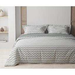 Комплект постельного белья ТЕП Happy Sleep Pearl Dream - Grey семейный серый с белым (2-03797_25601)