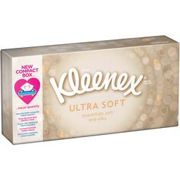Серветки Kleenex UltraSoft в коробці, 80 шт.