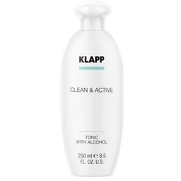 Тоник для лица Klapp Clean & Active Tonic with Alcohol, 250 мл