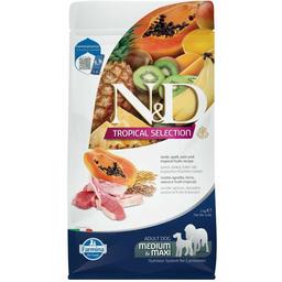Сухой корм для взрослых собак средних и крупных пород Farmina N&D Tropical Selection низкозерновой с ягненком и тропическими фруктами 2 кг