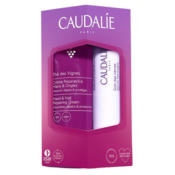 Набор Caudalie LipHand Duo Thé des Vignes: Увлажняющий кондиционер для губ, с антиоксидантным эффектом, 4,5 г + Крем для рук Thé des Vignes, 30 мл (2736-1)