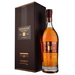 Віскі Glenmorangie Single Malt Scotch Whisky 18yo, в подарунковій упаковці, 43%, 0,7 л (566228)