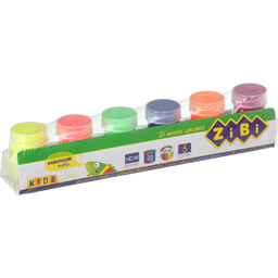 Гуашь ZiBi Kids Line Neon, с кисточкой, 6 цветов (ZB.6690)
