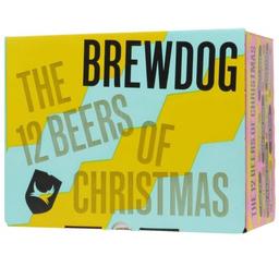 Пиво BrewDog Twelve Beers Of Christmas, з/б, 3,96 л (12 шт. по 0,33 л) (882277)