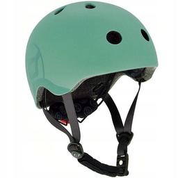 Шлем защитный детский Scoot and Ride с фонариком 51-53 см зеленый (SR-190605-FOREST)