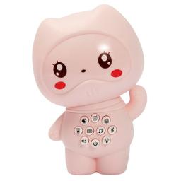 Музыкальная развивающая игрушка Lindo Робот-кот, розовый (668-129 рож)