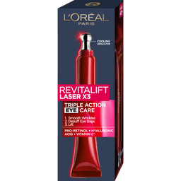Крем для шкіри навколо очей L’Oréal Paris Revitalift Лазер х3 Регенеруючий глибокий догляд, 15 мл (A9200902)