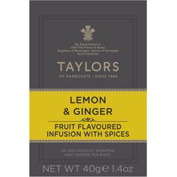 Смесь травяная Taylors of Harrogate Lemon & Ginger Лимон-имбирь 20х2.5 г