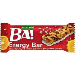 Злаковый батончик Bakalland Ba! Energy Bar Cranberry & Orange 40 г
