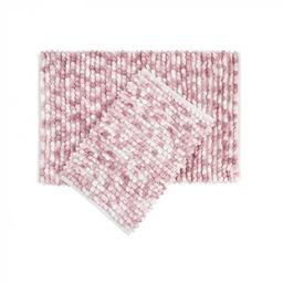 Набор ковриков Irya Ottova pink, 90х60 см и 60х40 см, розовый (svt-2000022242721)