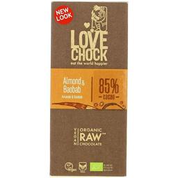 Шоколад сырой Lovechock Миндаль и баобаб органический 85% 70 г