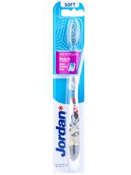 Дизайнерская зубная щетка Jordan Individual Reach, белый с дизайном