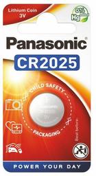Літієва батарейка Panasonic 3V CR 2025 Lithium, 1 шт. (CR-2025EL/1B)
