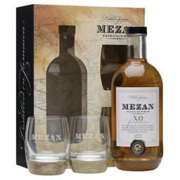Ром Mezan XO Jamaican Barrique Aged Gold Rum, 40%, 0,7 л + 2 келихи