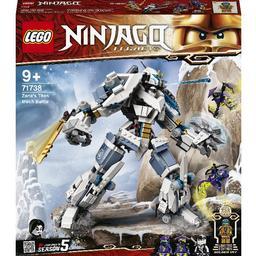 Конструктор LEGO Ninjago Битва с роботом Зейна, 840 деталей (71738)
