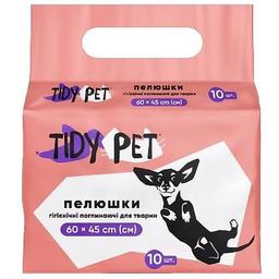 Впитывающие пеленки для животных Tidy Pet 60х45 см 10 шт.