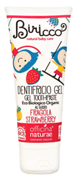 Детская органическая зубная паста Officina naturae, с клубничным вкусом, 75 мл