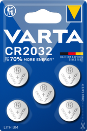 Батарейка Varta CR 2032 Bli 5 Lithium, 3-6 V, 5 шт. (6032101415)