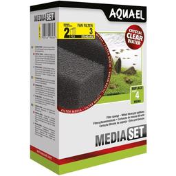Губка Aquael Media Set Standard, для для внутреннего фильтра Aquael Fan-3 Plus, 2 шт.