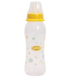 Бутылочка для кормления Lindo, изогнутая, 250 мл, желтый (Li 145 жел)