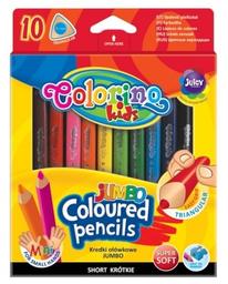 Олівці кольорові Colorino Jumbo, з точилкою, 10 кольорів, 10 шт. (32964PTR)