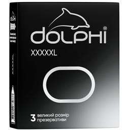 Презервативи Dolphi XXXXXL збільшеного розміру, 3 шт. (DOLPHI/XXXXXL/3)