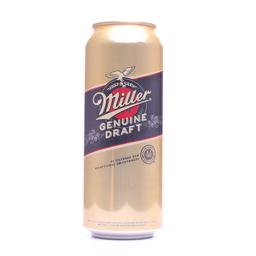 Пиво Miller Genuine Draft, светлое, 4,7%, ж/б, 0,5 л (790205)