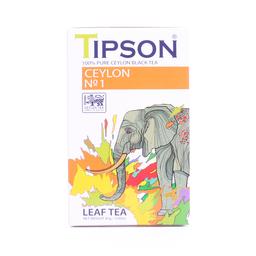 Чай чорний Tipson цейлонський байховий листовий, 85 г (726000)