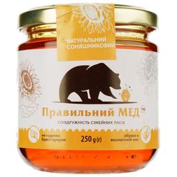 Мед Правильний мед Соняшниковий, 250 г (894384)