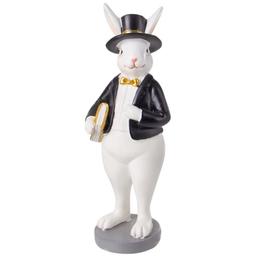 Декоративна фігурка Lefard Кролик в капелюшку, 20.5х7x7 см (192-232)