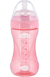 Бутылочка для кормления Nuvita Mimic Cool, антиколиковая, 250 мл, розовый (NV6032PINK)