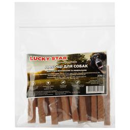 Ласощі для собак Lucky star Апетитні брусочки з м'яса курки, 10 см, 200 г (PM064S)