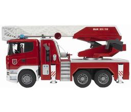 Велика пожежна машина Bruder Scania R-series з драбиною, 56 см (03590)