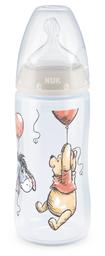 Бутылочка для кормления NUK Diswin First Choice Plus, c силиконовой соской, 300 мл, бежевый (3952370)