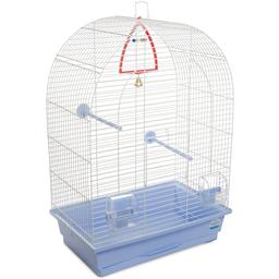 Клетка для птиц Природа Арка, 65х27х44 см, светло-голубая